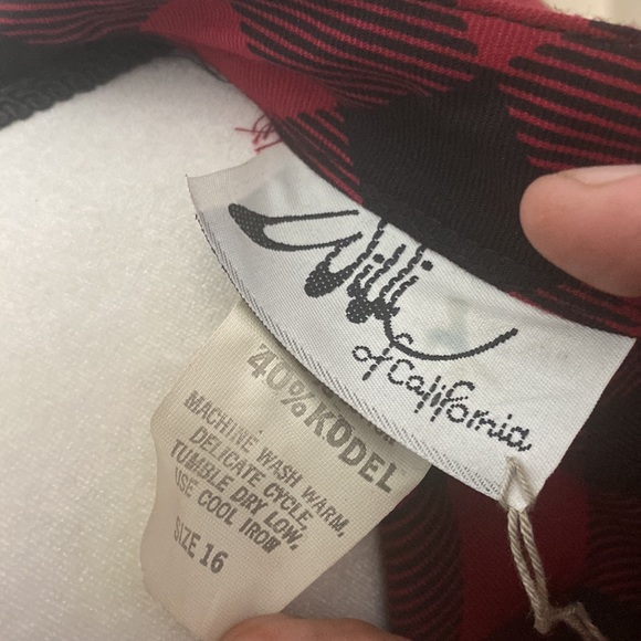 Vintage 80’s/90’s Willi of California dress size 16 - Picture 3 of 3